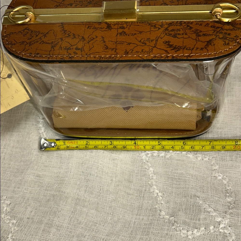 NWT Patricia Nash Anselma Riot rust camera bag purse leather w/ removable strap - Picture 11 of 15